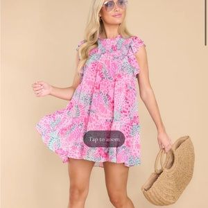 Reddress floral dress!
